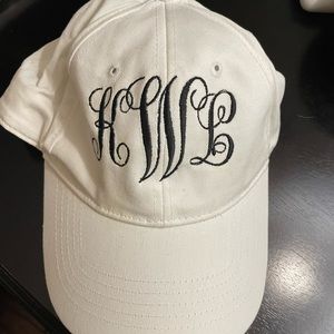 2 monogram hats!